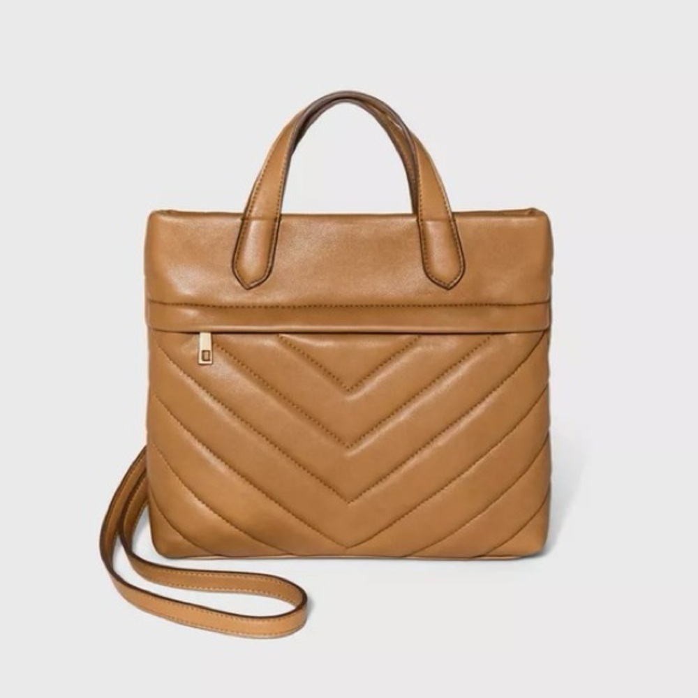 a new day Convertible Backpack Crossbody Bag Tan